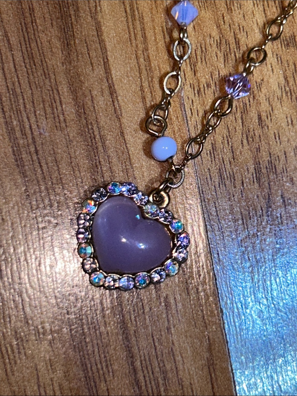 Authentic Anna Sui Heart Beaded Bracelet
